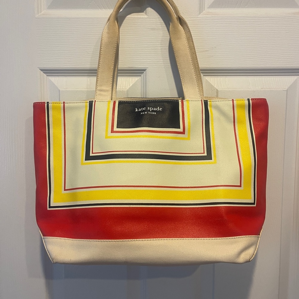 Kate Spade coated canvas tote